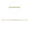Armband aus 750 Gold Gelbgold 21 Diamanten 1,57ct TW-SI B:4,3mm L:17,8cm Zarge