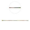 Armband aus 750 Gold Gelbgold 56 Saphire 3,78ct mehrfarbig B:3mm L:17,8cm