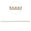 Armband aus 750 Gold gelb/weiß 75 Brillanten 2,51ct TW-SI B:1,9mm L:17,8cm