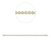 Armband aus 750 Gold gelb/weiß 46 Brillanten 2ct TW-SI L:18cm Zarge