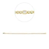 Armband aus 750 Gold gelb/weiß 61 Diamanten 1,67ct TW-SI B:3,3mm L:18cm