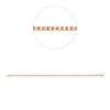Armband aus 750 Gold Rotgold 82 Brillanten 0,51ct W-SI B:2mm L:17,5cm
