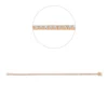 Armband aus 750 Gold Rotgold 82 Brillanten 1,31ct TW-SI L:18cm