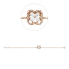 Armband aus 750 Gold Rotgold 36 Diamanten 0,34ct B:10mm L:17,8cm