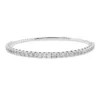 Armband aus 750 Gold Weißgold 32 Brillanten 3,16ct TW-SI B:3,6mm 4er-Krappe
