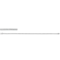 Armband aus 585 Gold Weißgold 119 Brillanten 1ct F-SI L:18cm