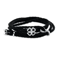 Armband aus 750 Gold Weißgold 68 Brillanten 0,52ct F-SI/PI B:11,6mm