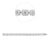Armband aus 750 Gold Weißgold 470 Diamanten 5,26ct TW-VSI L:17cm