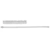 Armband aus 750 Weißgold 267 Brillanten 3,69ct TW-SI B:3,3mm L:17,8cm