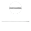 Armband aus 750 Weißgold 93 Brillanten 1,95ct TW-SI B:2,6mm L:17,5cm