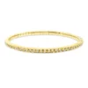Armband Flex-Band aus 750 Gold Gelbgold 65 Brillanten 1ct TW-SI L:18cm