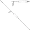 Armband Schildband Identband Flügel Engelsflügel 925 Silber 14 Zirkonia 16cm