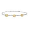 Armreif aus 950 Gold gelb 27 Diamanten 1,71ct 50x60mm