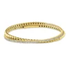 Armreif aus 750 Gold Gelbgold 50 Brillanten 0,7ct TW-PI 46x56mm