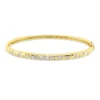 Armreif aus 750 Gold Gelbgold 33 Brillanten 1,02ct TW-PI 48x59mm