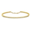 Armreif aus 750 Gold Gelbgold 26 Brillanten 0,46ct W-PI 46x56mm