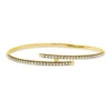 Armreif aus 750 Gold Gelbgold 105 Brillanten 1,48ct TW-SI 48x58mm