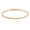 Armreif aus 750 Gold Gelbgold 13 Brillanten 0,18ct TW-PI 47x54mm