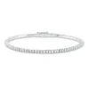 Armreif aus 750 Gold Weißgold 78 Brillanten 2,28ct TW-SI 48x58mm