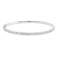 Armreif aus 750 Gold Weißgold 27 Brillanten 2,94ct TW-SI 49x59mm