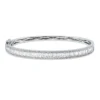 Armreif aus 750 Gold Weißgold 172 Diamanten 3,9ct F-VSI/SI 48x58mm