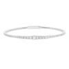 Armreif aus 750 Gold Weißgold 93 Diamanten 2,17ct TW-SI 50x51mm