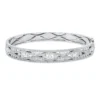 Armreif aus 750 Gold Weißgold 367 Diamanten 4,1ct TW-SI 55x65mm