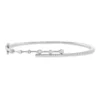 Armreif aus 750 Gold Weißgold 43 Diamanten 0,44ct 45x55mm
