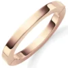 Armreif flach Oval 60x55mm aus 585 Gold Rotgold glänzend 8mm breit