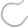 Bauchkette Kette Panzerkette aus echtem 925 Silber, 90cm, für Damen