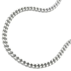 Bauchkette Kette Panzerkette aus echtem 925 Silber, 90cm, für Damen