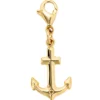 Charm Anhänger 10,9x17mm Einhänger Anker 333 Gold Gelbgold Bettelarmband Damen