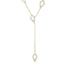 Collier aus 750 Gold Gelbgold 94 Brillanten 0,37ct TW-SI L:46cm