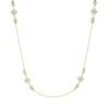 Collier aus 750 Gold Gelbgold 64 Brillanten 1,59ct W-SI L:45cm