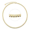Collier aus 750 Gold Gelbgold 47 Brillanten 2,11ct TW-SI L:39,5cm