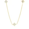 Collier aus 750 Gold Gelbgold 25 Brillanten 0,6ct W-SI L:45cm