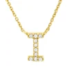 Collier aus 750 Gold Gelbgold 10 Brillanten 0,04ct TW-PI L:42cm