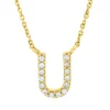 Collier aus 750 Gold Gelbgold 14 Brillanten 0,05ct TW-PI L:42cm