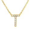 Collier aus 750 Gold Gelbgold 9 Brillanten 0,03ct TW-PI L:42cm