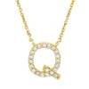 Collier aus 750 Gold Gelbgold 21 Brillanten 0,08ct TW-PI L:42cm