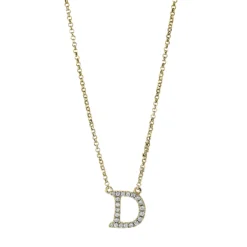 Collier aus 750 Gold Gelbgold 21 Brillanten 0,09ct TW-SI L:43,2cm