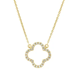 Collier aus 750 Gold Gelbgold 28 Brillanten 0,08ct TW-SI L:45,7cm