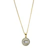 Collier aus 750 Gold Gelbgold 30 Diamanten 0,26ct TW-SI L:42cm