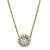 Collier aus 750 Gold Gelbgold 25 Diamanten 0,3ct TW-SI L:45cm