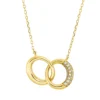 Collier aus 750 Gold Gelbgold 22 Diamanten 0,05ct TW-SI L:45cm