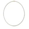 Collier aus 750 Gold Gelbgold 207 Diamanten 5,81ct TW-SI L:42cm