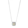 Collier aus 750 Gold gelb/weiß 45 Diamanten 0,38ct L:45,7cm