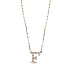 Collier aus 750 Gold Rotgold 19 Brillanten 0,08ct TW-SI L:43,2cm