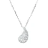 Collier aus 750 Gold Weißgold 101 Brillanten 0,77ct I-SI