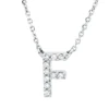 Collier aus 750 Gold Weißgold 10 Brillanten 0,04ct TW-PI L:42cm